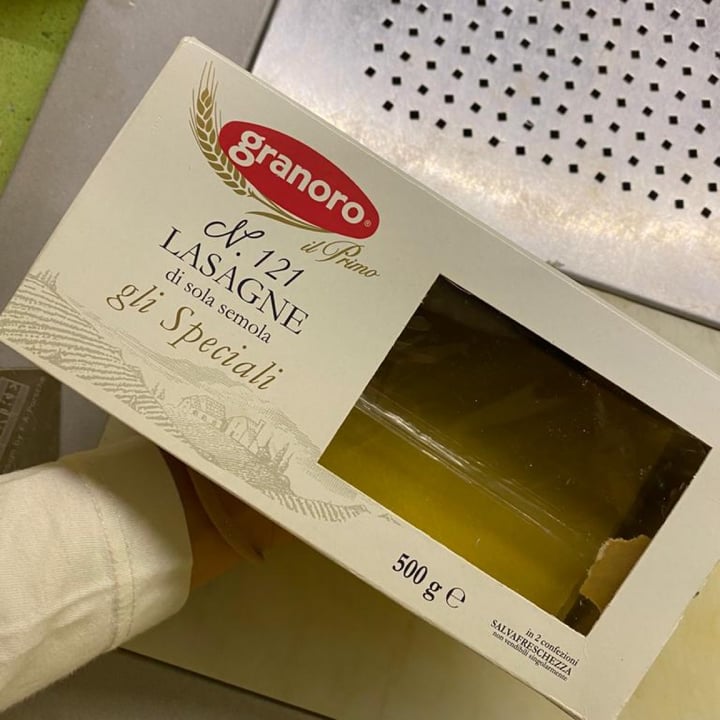 photo of Granoro Lasagna shared by @francescacarrara on  25 Oct 2021 - review