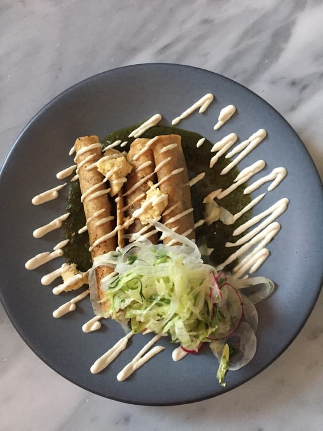 Photo of the dish “Potato and Mushroom Flautas”