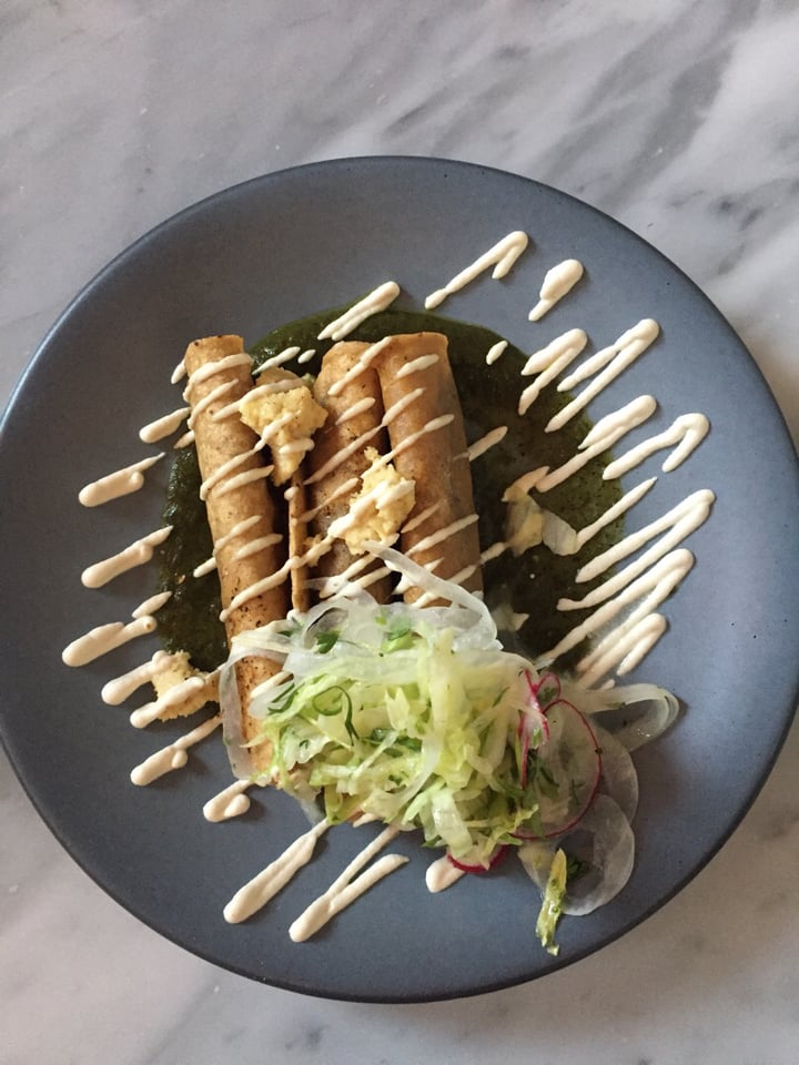 photo of Rosalinda Restaurant Potato and Mushroom Flautas shared by @mickfagan on  03 Aug 2019 - review