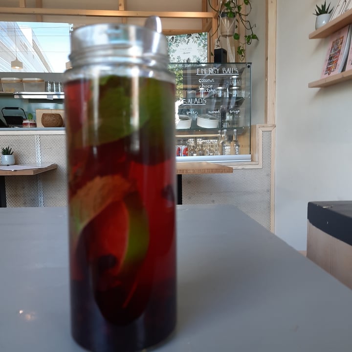 photo of Greentrees - the Juicery Moroccan Nights Tea; mint,lime,berrys shared by @annathebanana on  20 Jun 2020 - review