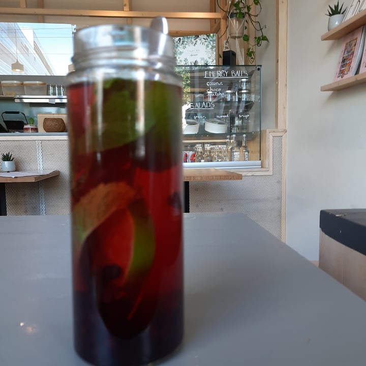 review photo of Greentrees - the Juicery Moroccan Nights Tea; mint,lime,berrys shared by @annathebanana on 20 Jun 2020 - review