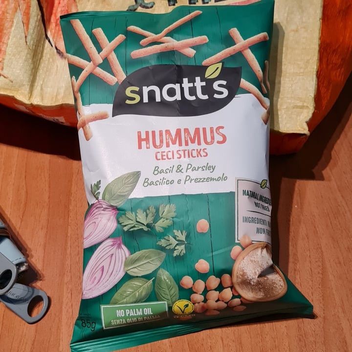photo of snatt’s Hummus ceci stics shared by @brunopoli on  20 Dec 2021 - review
