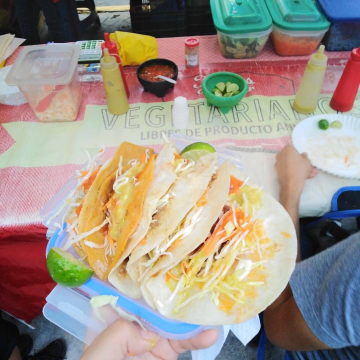 photo of Tacos a Vapor Vegetarianos Tacos Al Vapor shared by @sandymediina on  23 Jul 2020 - review