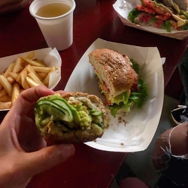 Photo of the dish “Vegan Choripan”