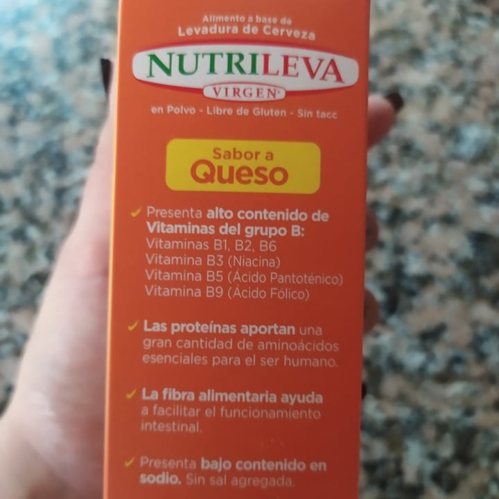 photo of Nutrileva Levadura de Cerveza sabor Queso shared by @mariairaizoz on  04 Oct 2020 - review