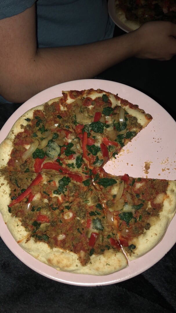 photo of Goodfella's Good Fellas Vegan Falafel Pizza shared by @farrahwebster on  09 Apr 2019 - review
