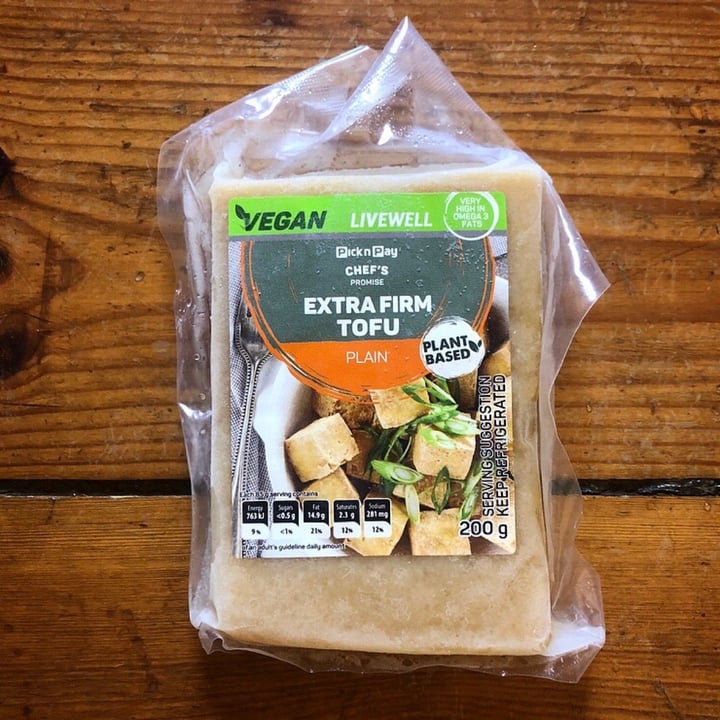 photo of Pick n Pay Extra Firm Tofu shared by @capetownvegan on  14 Jan 2021 - review