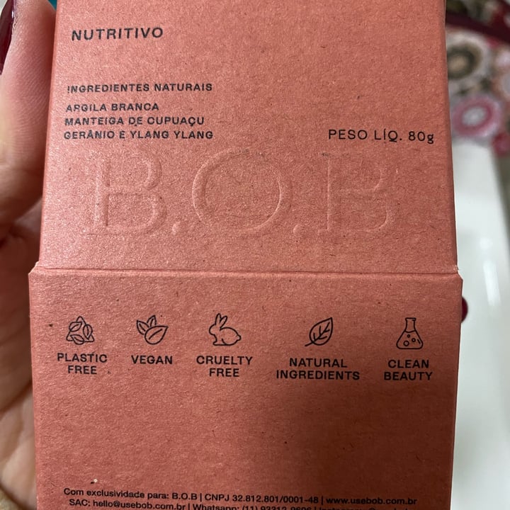 photo of B.O.B Shampoo Nutritivo shared by @andreama on  29 May 2022 - review