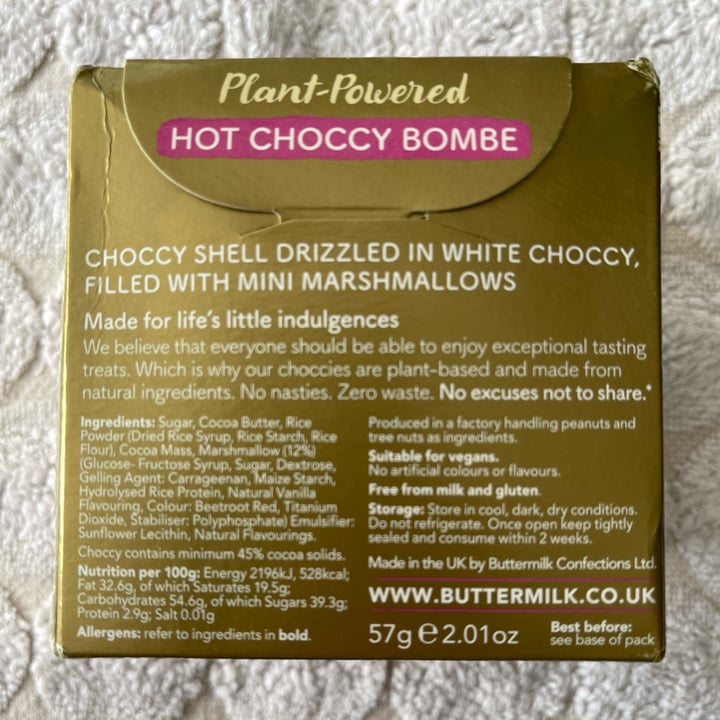 review photo of Buttermilk Hot Chocolate Bomb shared by @ornabu on 28 Dec 2021 - review