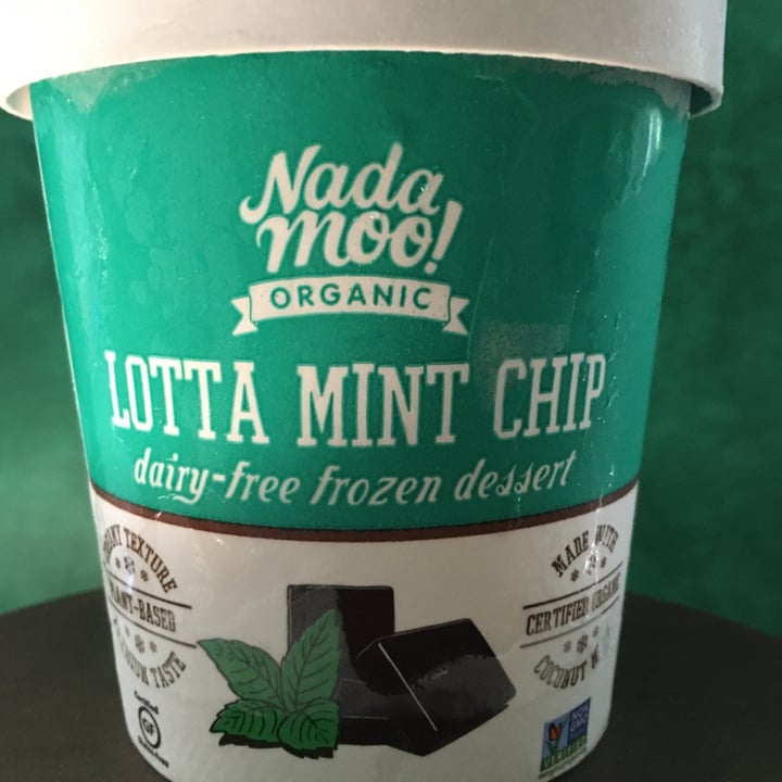 photo of NadaMoo! Lotta Mint Chip Dairy Free Frozen Desert shared by @amerrill on  09 Aug 2020 - review