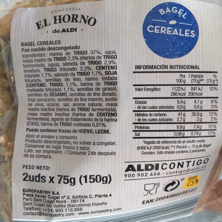photo of El Horno de Aldi Bagels shared by @cukicooking on  09 Jul 2021 - review