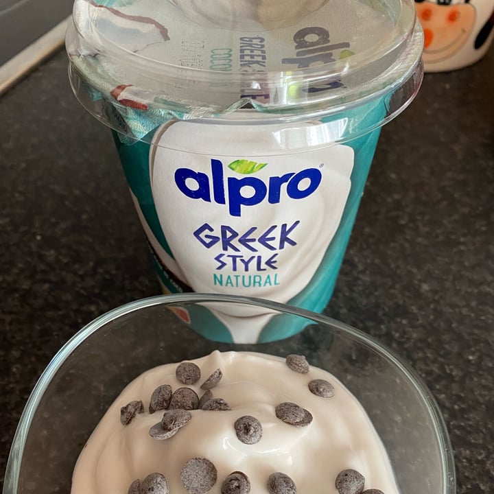 photo of Alpro greek style natural shared by @veganagram on  08 Oct 2022 - review