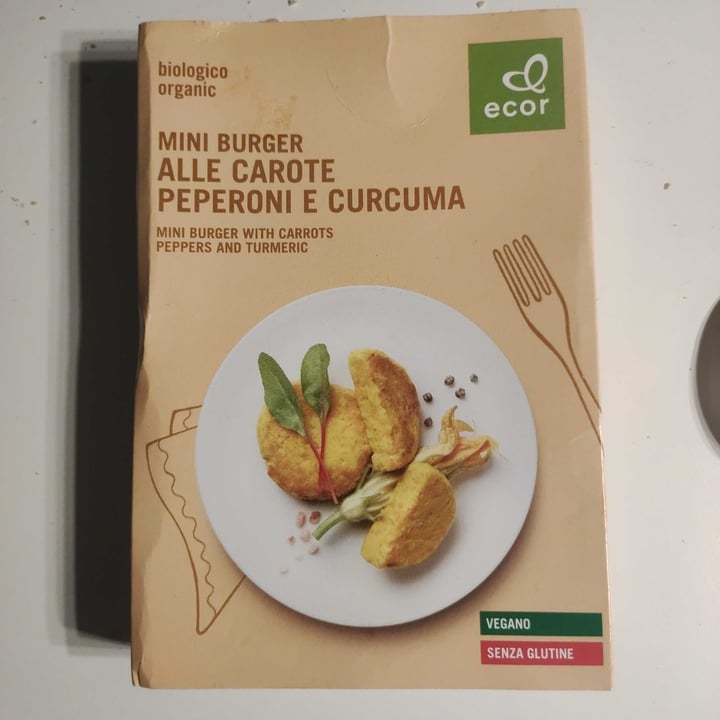 photo of Ecor Mini burger alle carote peperoni e curcuma shared by @valentinix on  23 Jun 2022 - review