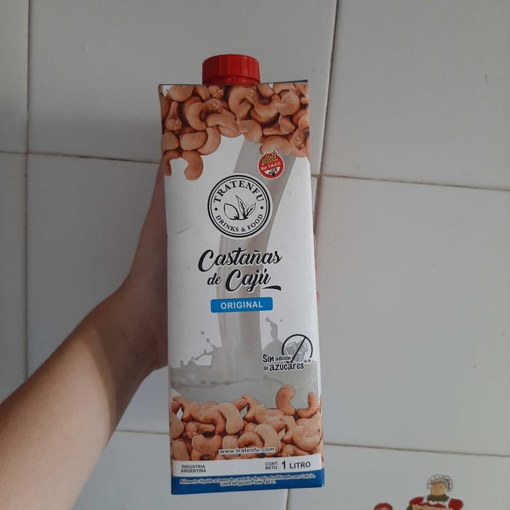 photo of Tratenfu Leche de Castañas de Cajú Original shared by @agusmar on  06 Apr 2021 - review