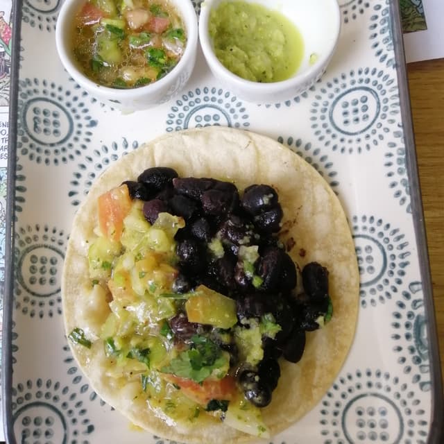 菜肴“Tacos Veganos”的照片
