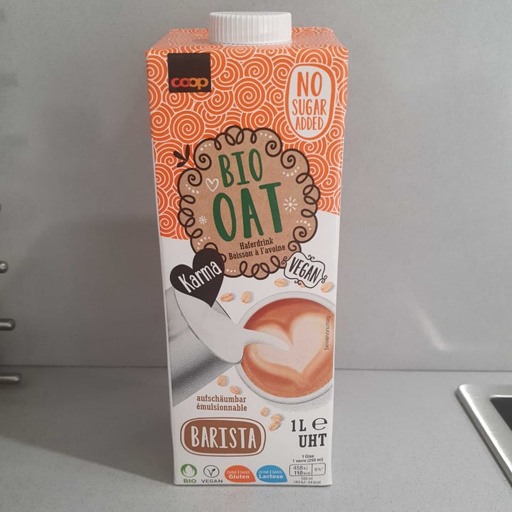 photo of Coop Bio Oat Drink No Sugar shared by @saiveg on  25 Jan 2022 - review