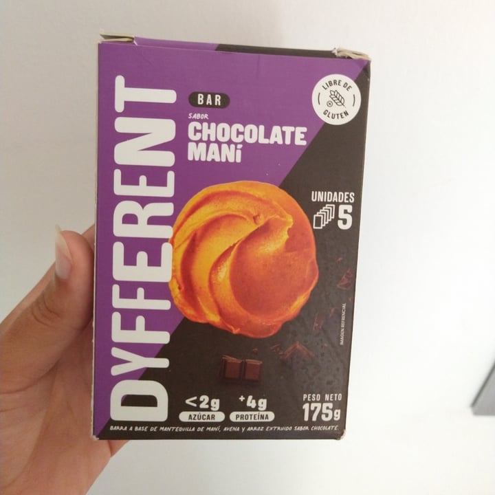 photo of Dyfferent Chocolate Mani Bar  shared by @mac04 on  18 Jun 2022 - review