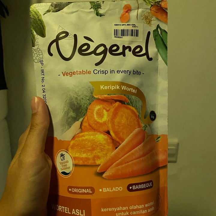 photo of vegerel Carrot Chips shared by @martamarcantoni on  02 Jul 2022 - review