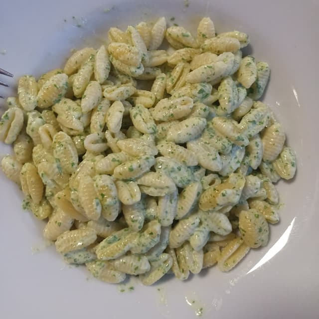Photo of the dish “gnocchetti sardi con pesto di rucola”