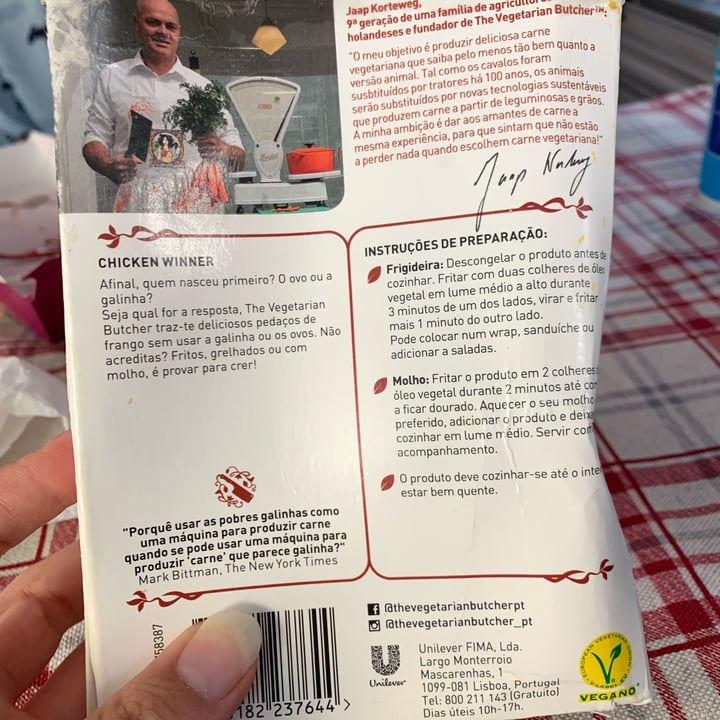 review photo of The Vegetarian Butcher Chicken winner shared by @conchisr on 18 Aug 2022 - review