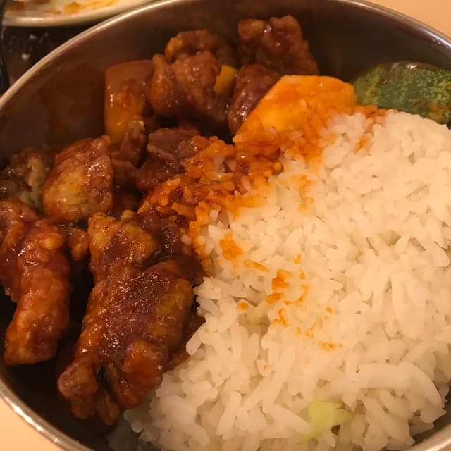 Photo of the dish “Sweet and sour abalone mushroom rice”