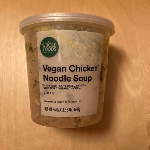 Whole Foods Market Vegan chicken noodle Soup Reviews