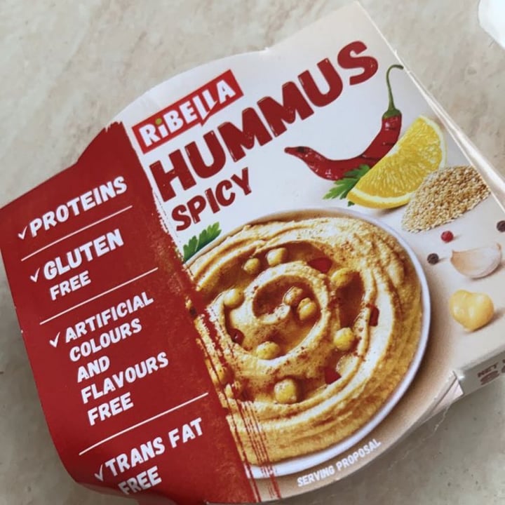 photo of Ribella Hummus Spicy shared by @vegan737363 on  23 Dec 2020 - review