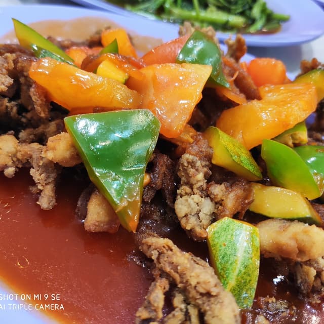 Photo of the dish “Deep fried mushroom in sweet and sour sauce”