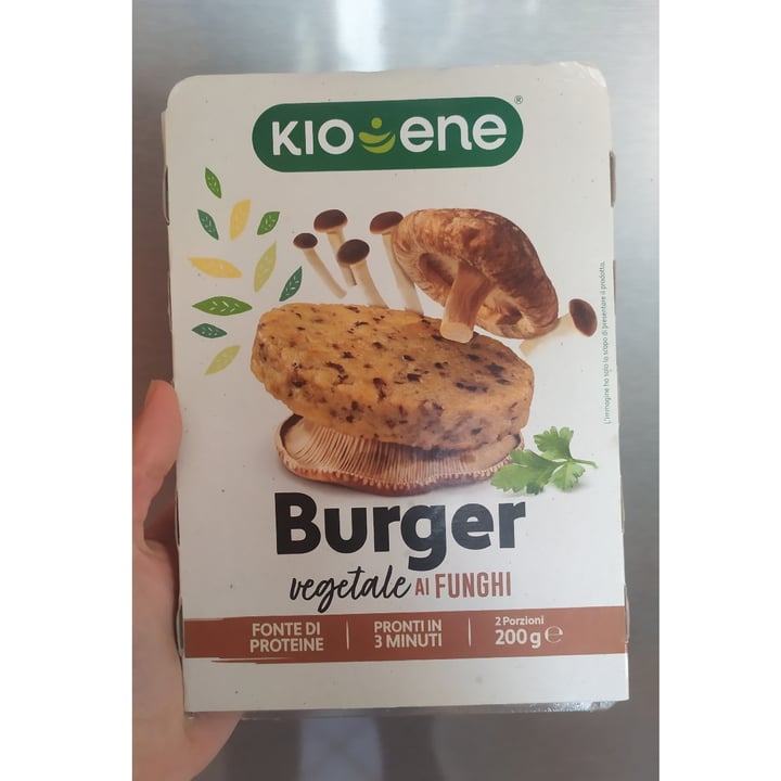 photo of Kioene Burger vegetale ai funghi shared by @-chiara- on  29 Oct 2022 - review