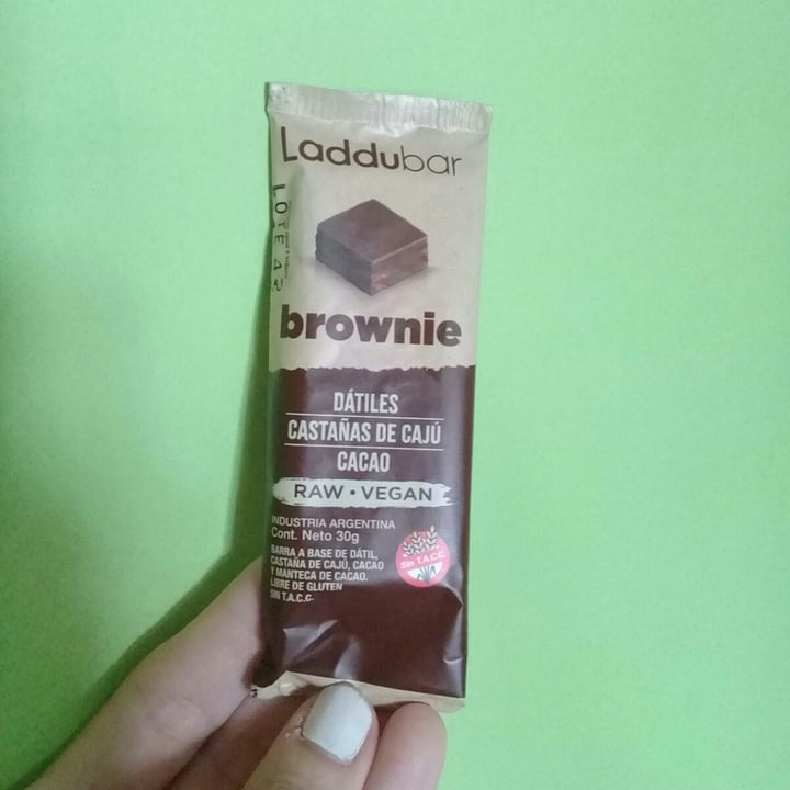 photo of Laddubar Barra sabor Brownie shared by @lau1987 on  19 Feb 2021 - review