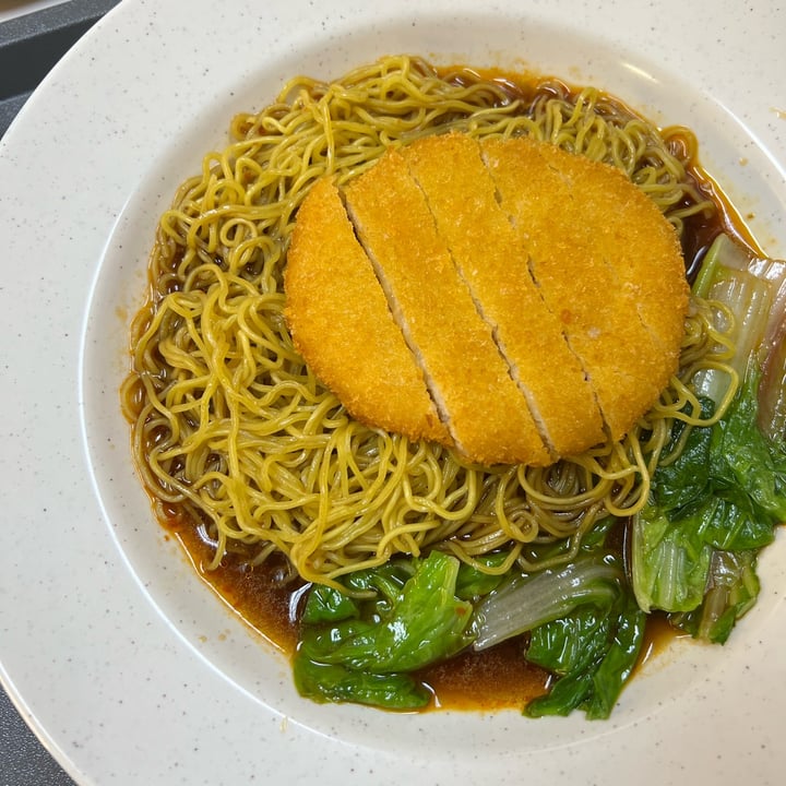 photo of Green Bliss Habitat Chicken Cutlet Dry Noodles shared by @vegan-ravana on  20 Aug 2022 - review