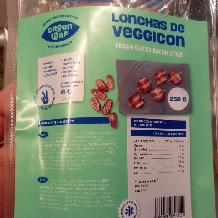 photo of Green leaf lonchas veggicon shared by @lilliom22 on  19 Dec 2022 - review