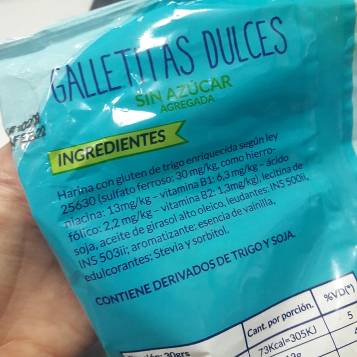 photo of Ceral Alimentos Diet Galletitas Dulces Light Sabor Vainilla shared by @sritabrocoli on  19 Mar 2021 - review