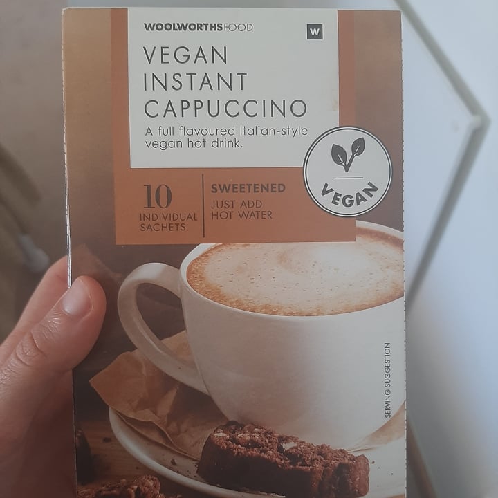 review photo of Woolworths Food Vegan instant Cappuccino shared by @nixwills20 on 03 May 2021 - review