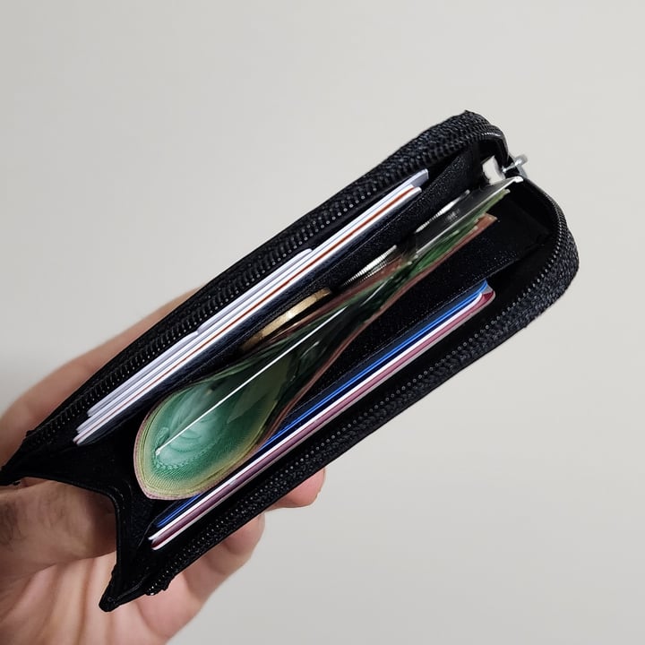 photo of Serman Brands Small Wallets for Women Slim Wallet for Women with Coin Purse and Credit Card Holder. RFID Wallet Women Vegan Leather Wallet (Midnight Mini) shared by @naeemnedaee on  22 Dec 2022 - review