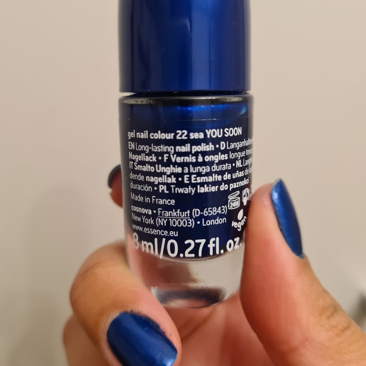 photo of Essence  gel nail colour sea you soon shared by @ishara- on  11 Dec 2022 - review