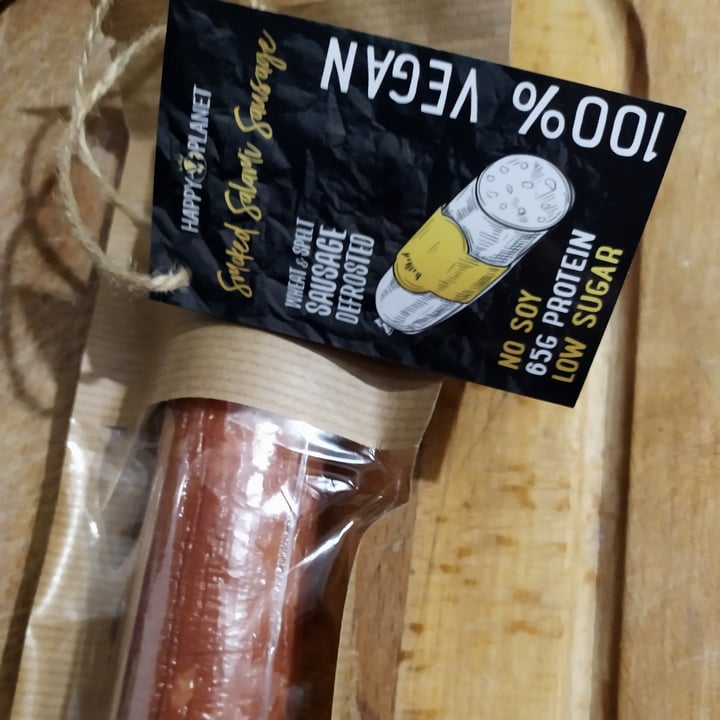 photo of Happy V Planet Vegan Hardwood Smoked Salami shared by @domineire on  08 Jan 2022 - review