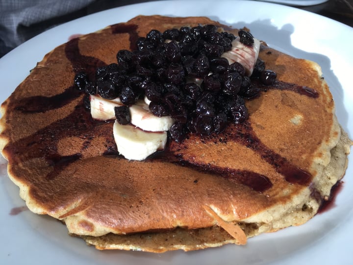review photo of Sage Plant Based Bistro and Brewery Echo Park Blueberry Pancakes shared by @ceeg on 04 Nov 2018 - review