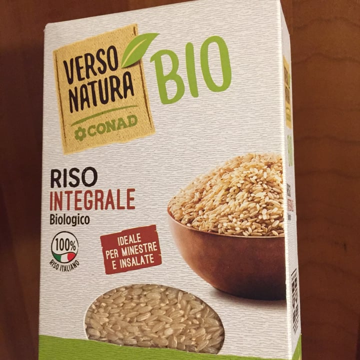 photo of Verso Natura Conad Veg Riso integrale shared by @soniabi on  25 Jun 2022 - review