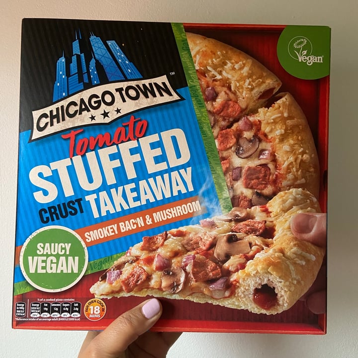 review photo of Chicago Town Tomato stuffed crust Smokey bac’n & mushroom shared by @devineoleary on 21 Aug 2021 - review