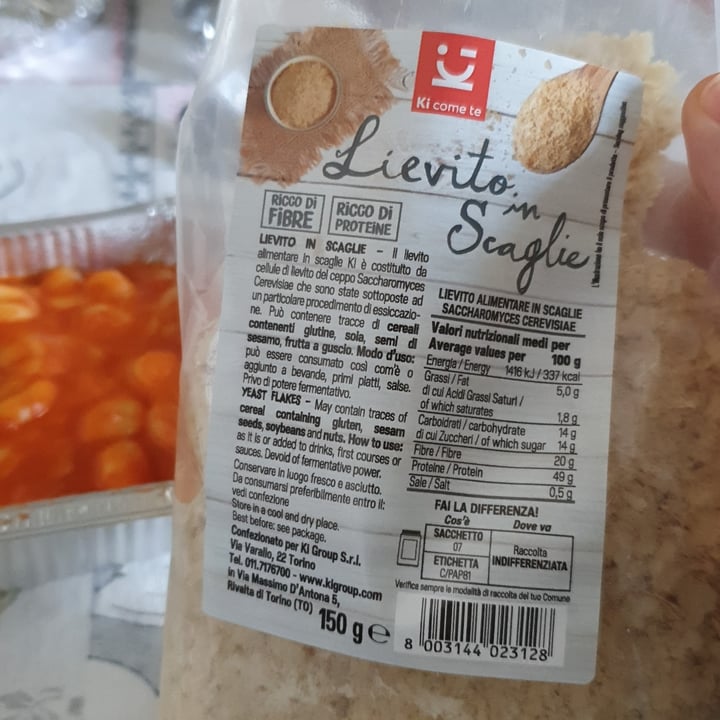 photo of Ki Come Te Lievito Alimentare In Scaglie shared by @mattind on  17 Feb 2022 - review