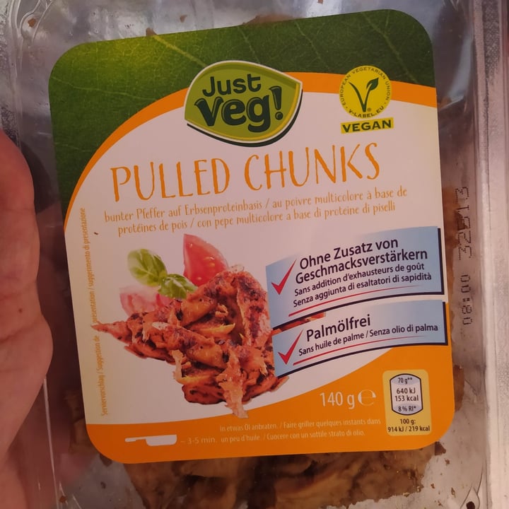 photo of Just Veg! (ALDI Italy) Pulled chunks shared by @layayaveg on  27 Mar 2022 - review