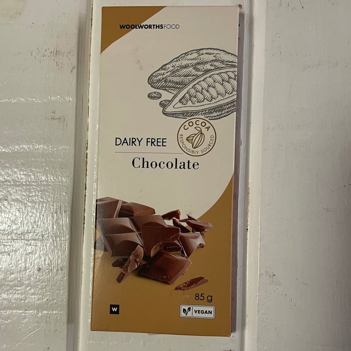 photo of Woolworths Food Dairy Free Chocolate shared by @thehumblechickpea on  12 Sep 2021 - review