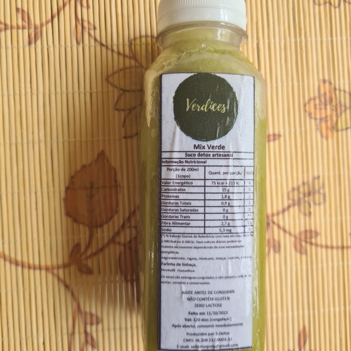 photo of Verdices Suco Verde shared by @bcnogueira on  01 May 2022 - review