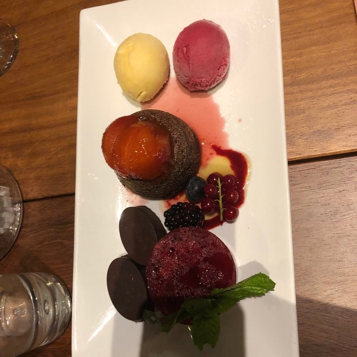 photo of David Bann Chocolate Cake with Plum and Port Compote shared by @daisyeatsplants on  12 Sep 2020 - review