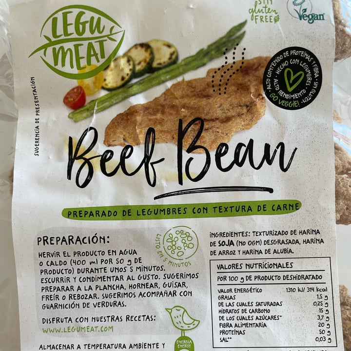 photo of Legu Meat Beef Bean shared by @yoyovegan on  11 Oct 2021 - review