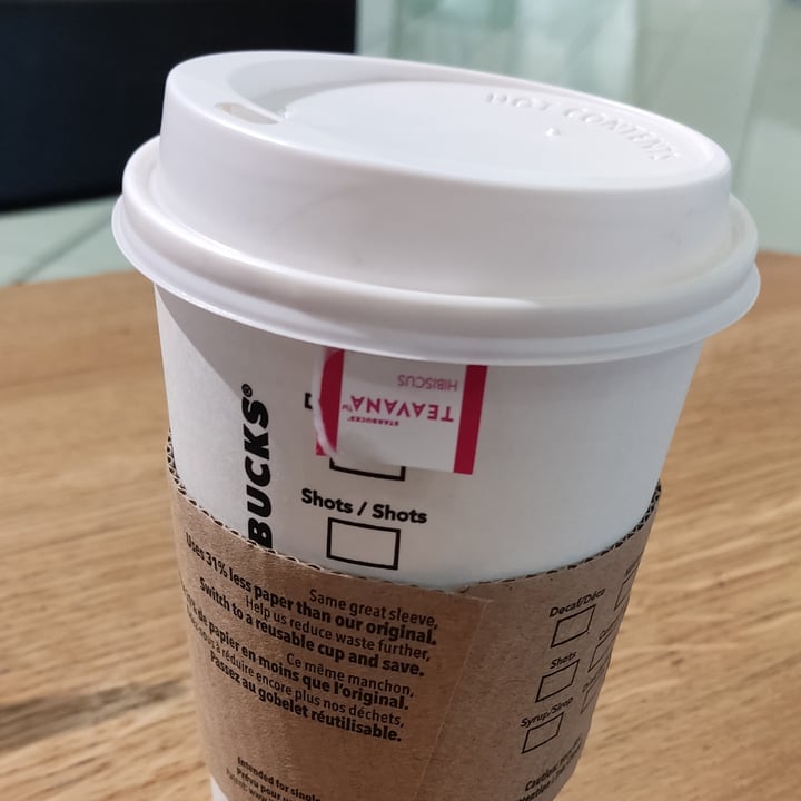 photo of Starbucks hibiscus tea shared by @space999sailor on  17 Oct 2022 - review