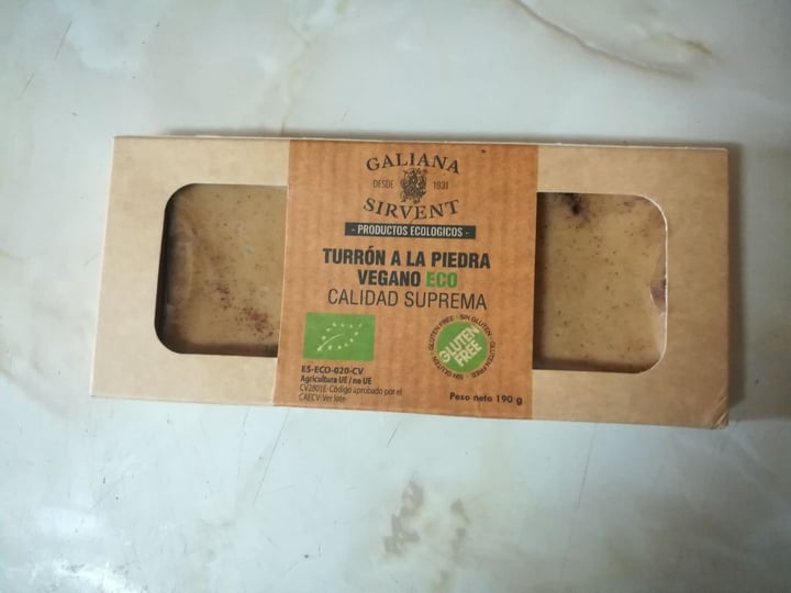 photo of Galiana Sirvent Turrón shared by @moomo on  14 Apr 2020 - review