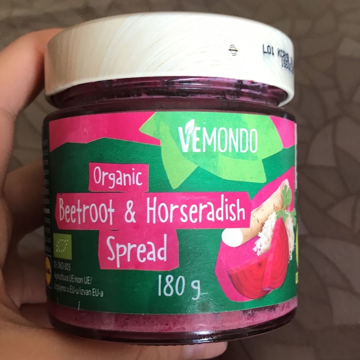 photo of Vemondo  crema spalmabile alla barbabietola shared by @-vale on  27 Aug 2022 - review