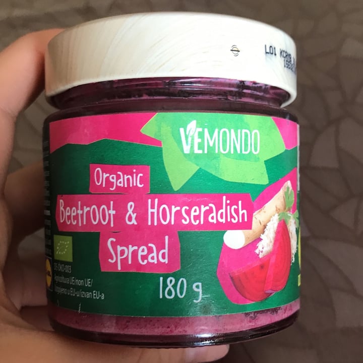review photo of Vemondo crema spalmabile alla barbabietola shared by @-vale on 27 Aug 2022 - review